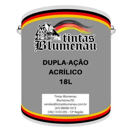 Esmalte Acrílico Dupla Ação 18 Litros - Tintas Blumenau Dupla-Ação Acrílico 18L