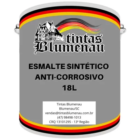 Esmalte Sintético Anti-Corrosivo 18 Litros - Tintas Blumenau